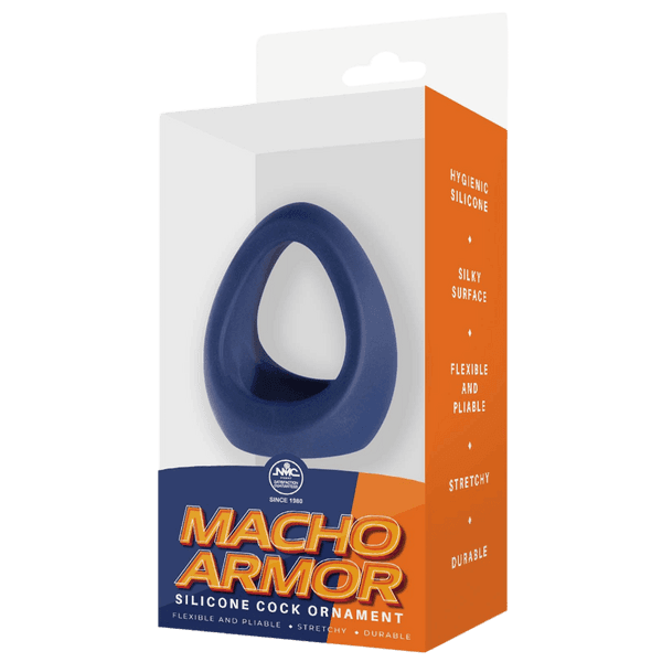 Silicone Cock & Ball Ring - (Black)