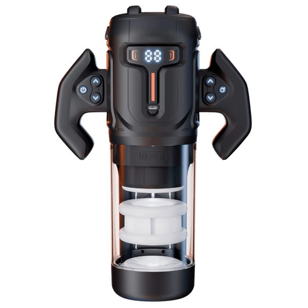Turbo - Thrusting & Rotating Male Masturbator (Black)