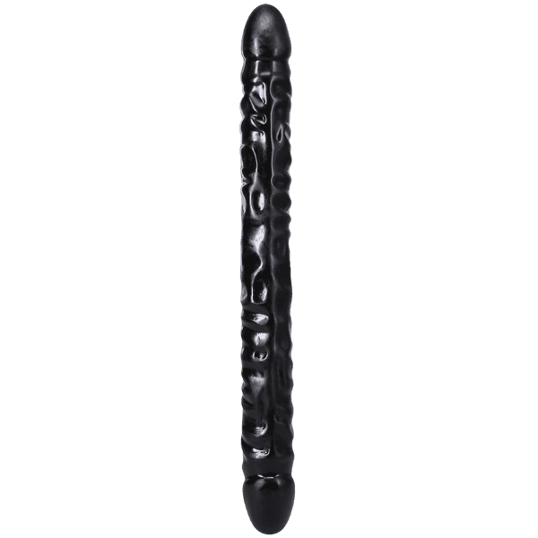 The Classic Double Header Dong - 18" - Veined (Black)