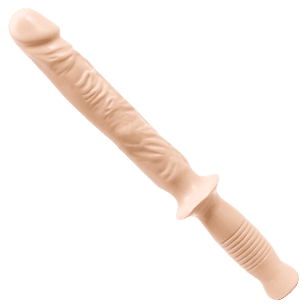 The Classic Manhandler - 10" Dildo Plus Handle (Black)