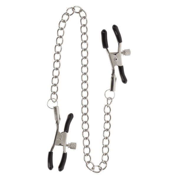 Adjustable Clamps With Chain (Silver)