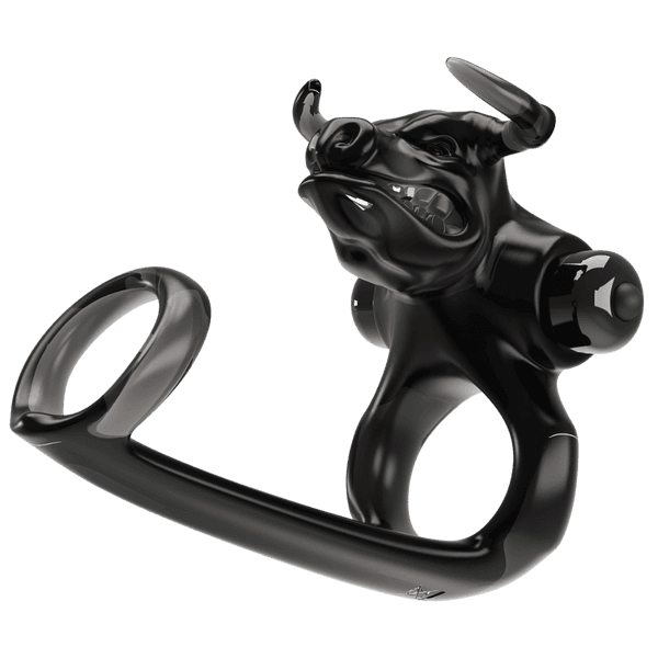 Bull Warrior Cockring (Black)