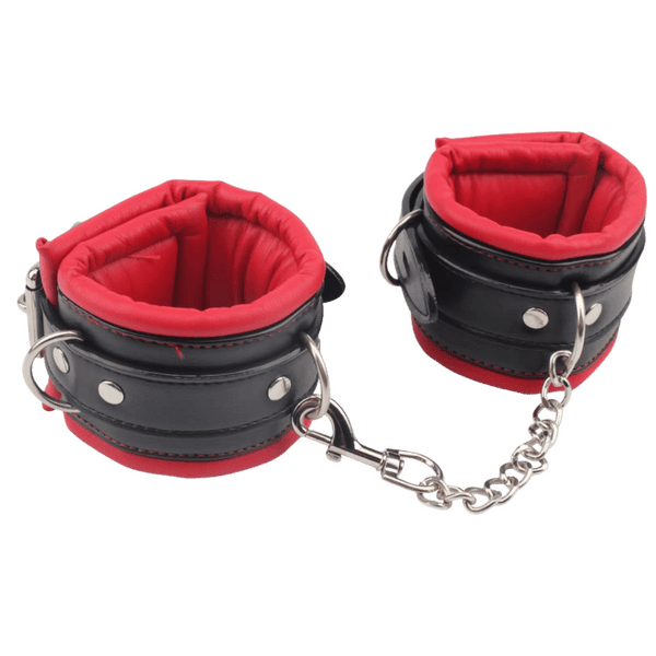 Super Soft Ankle Cuffs (Red/Black)