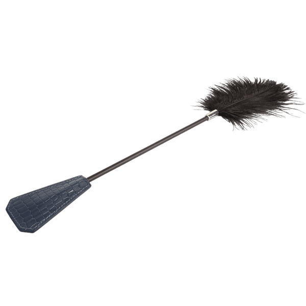 Crop with Feathers (Black)