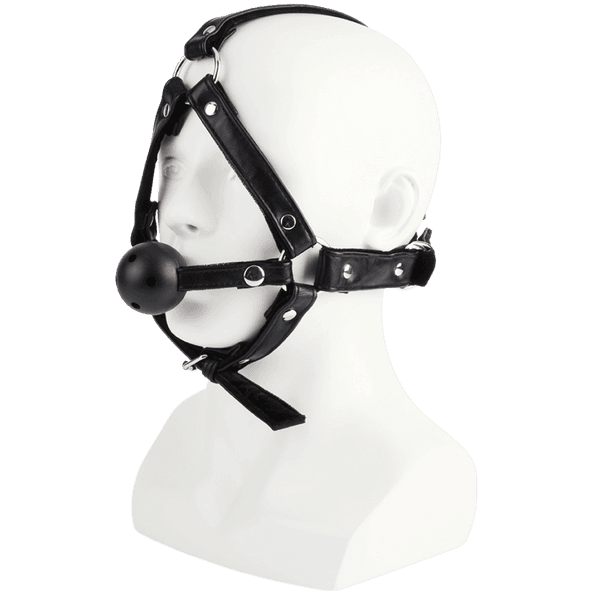 Head harness with Ball Gag
