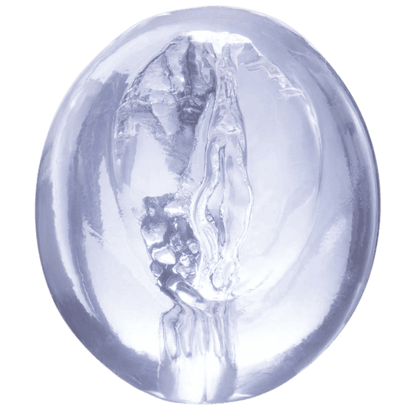 Pocket Jelly Masturbator 3.5" (Blue)