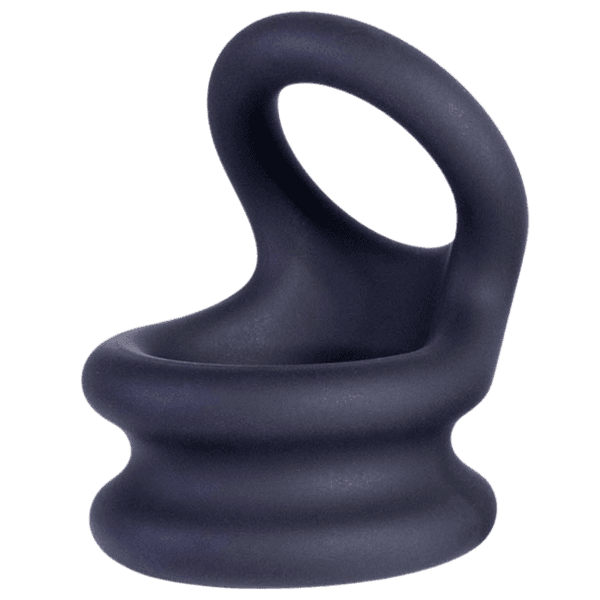 Silicone Cock Ring - Medium (Black)
