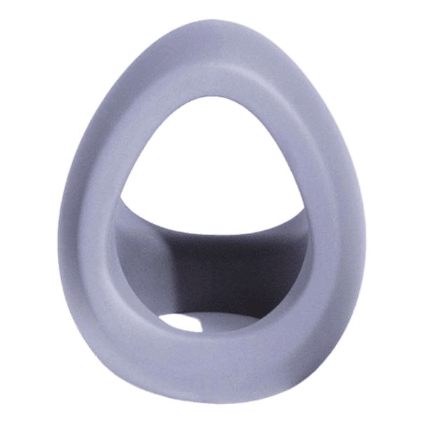 Silicone Cock & Ball Ring - (Black)