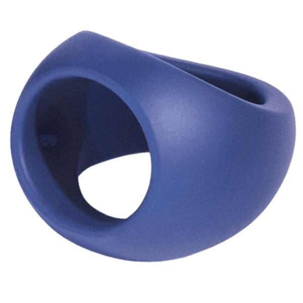 Silicone Cock & Ball Ring - (Black)