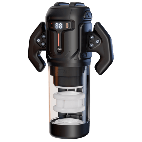 Turbo - Thrusting & Rotating Male Masturbator (Black)