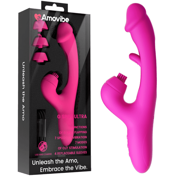 G-Spot Ultra Flapping Vibrator (Pink)