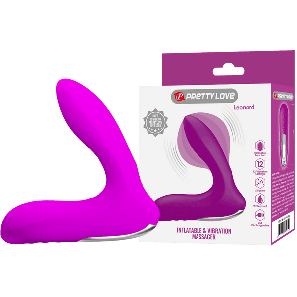 Inflatable Massager - Leonard (Purple)