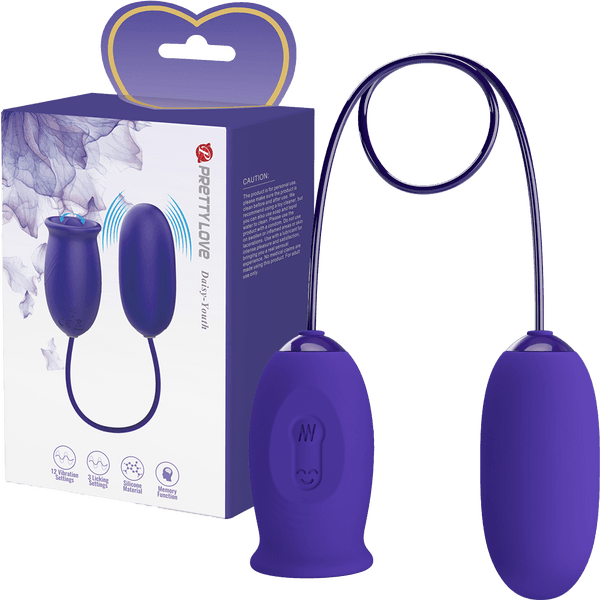 Daisy Licking & Vibrating Combination - Youth (Purple)