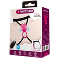 Rechargeable Strap-on Butterfly Massager - Aethon (Pink)