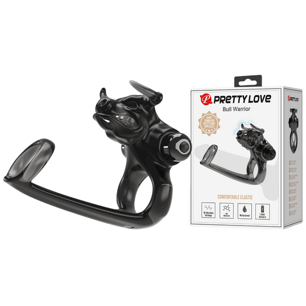 Bull Warrior Cockring (Black)
