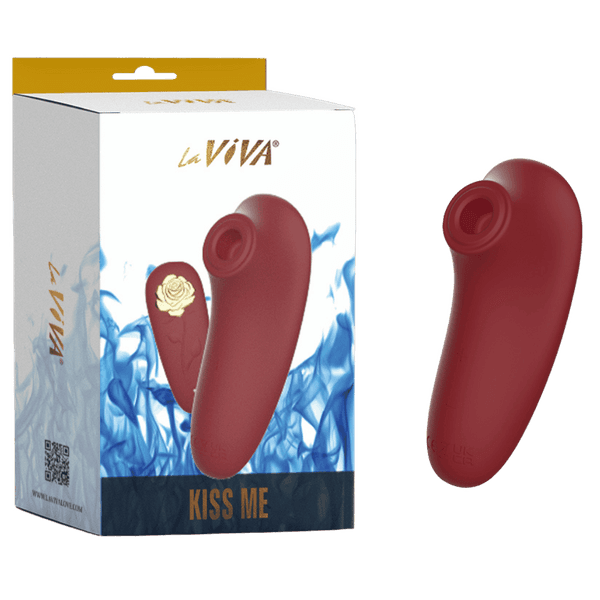 Kiss Me Clitoral Clitoral Vibrator (Ruby Red)