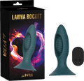 Rocket Butt Plug With Remote Control (Teal)