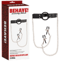 Breathable O-ring Gag with Nipple Clamps