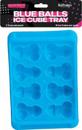 Blue Balls - Penis & Balls Shaped Ice Cube Tray