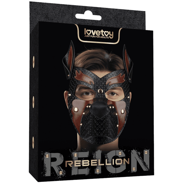 Howl Pup Mask (Black/Red)