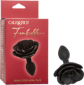 Small Rose Anal Plug (Black)