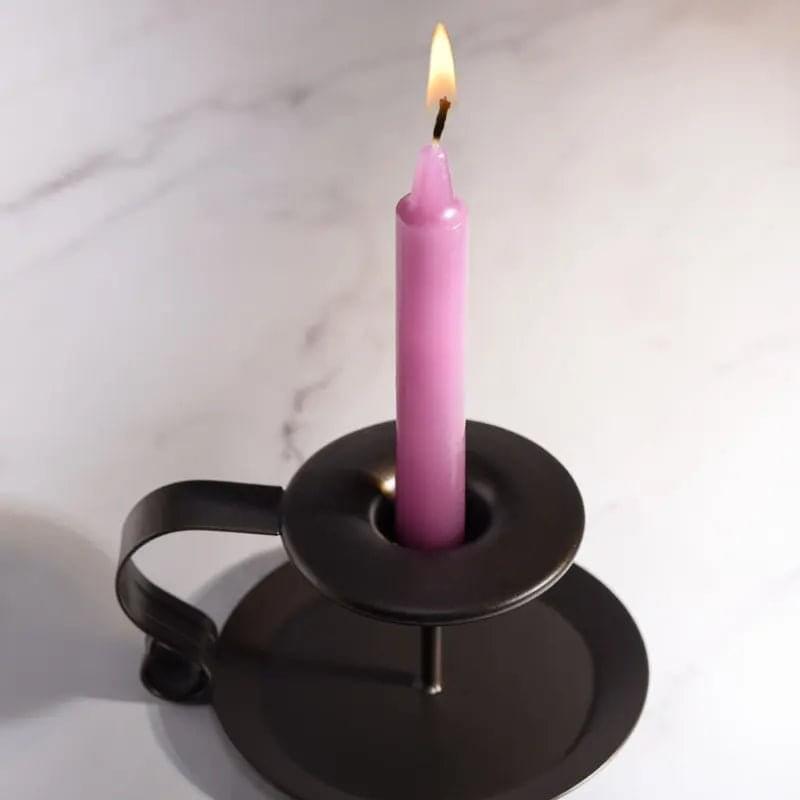 LaCire Drip Pillar Candles - Violet - Violet Drip Candles - Set of 3 Sportsheets Discreet Intimate Essentials.