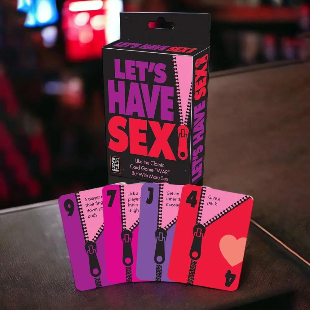Let's Have Sex - Naughty Card Game Little Genie Discreet Intimate Essentials.