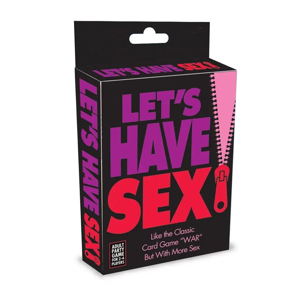 Let's Have Sex - Naughty Card Game Little Genie Discreet Intimate Essentials.