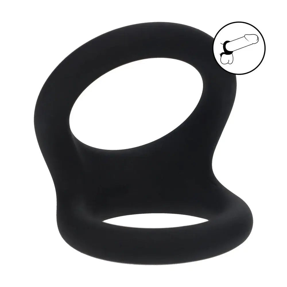 Shop affordable quality LEVELZ Double O Silicone Cock Ring - L - Cock & Balls Rings - Discreet Intimate Essentials - COCK RINGS - Shots Toys