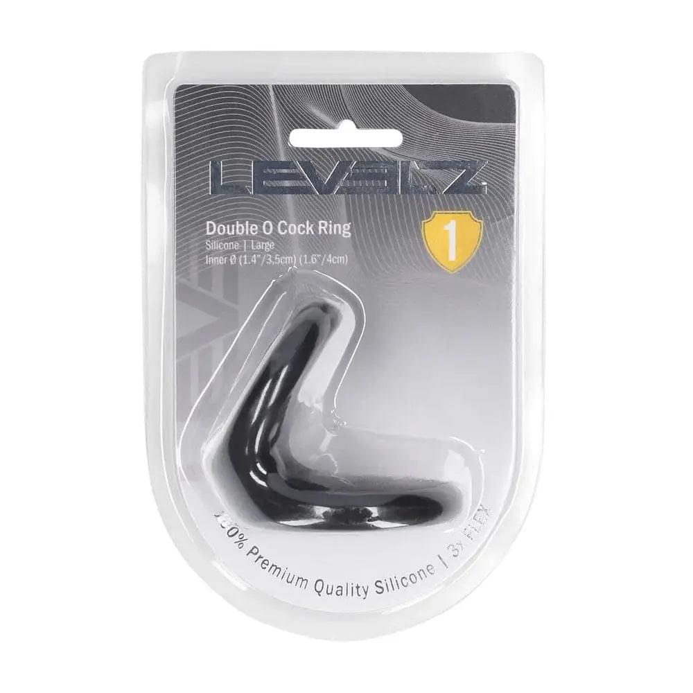 LEVELZ Double O Silicone Cock Ring - L -  -  Cock & Balls Rings Shots Toys Discreet Intimate Essentials.