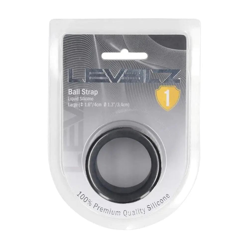 LEVELZ Liquid Silicone Ball Strap - L -  -  Ball Strap Shots Toys Discreet Intimate Essentials.