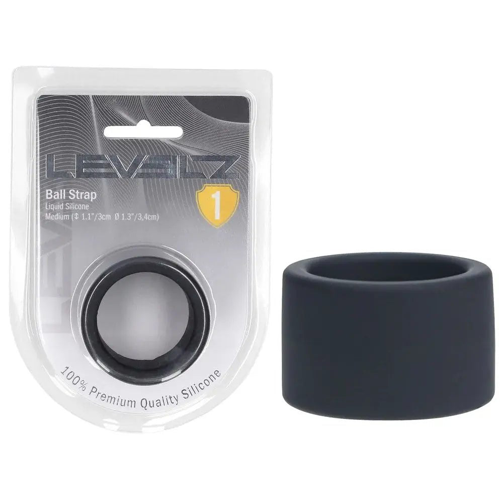 Shop affordable quality LEVELZ Liquid Silicone Ball Strap - M - Ball Strap - Discreet Intimate Essentials - COCK RINGS - Shots Toys