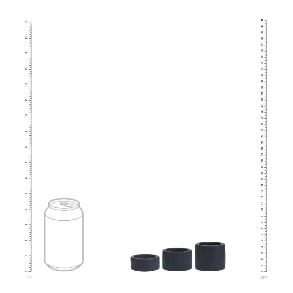 LEVELZ Liquid Silicone Ball Strap Set of 3 -  -  Ball Stretchers - Set of 3 Sizes Shots Toys Discreet Intimate Essentials.