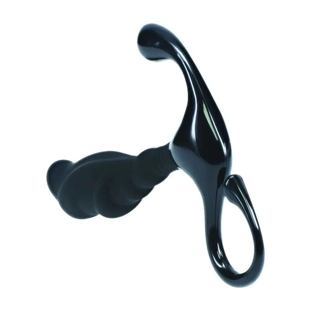 LEVELZ Rippled with Hard Loop Prostate Massager - Small -  Small Prostate Massager Shots Toys Discreet Intimate Essentials.