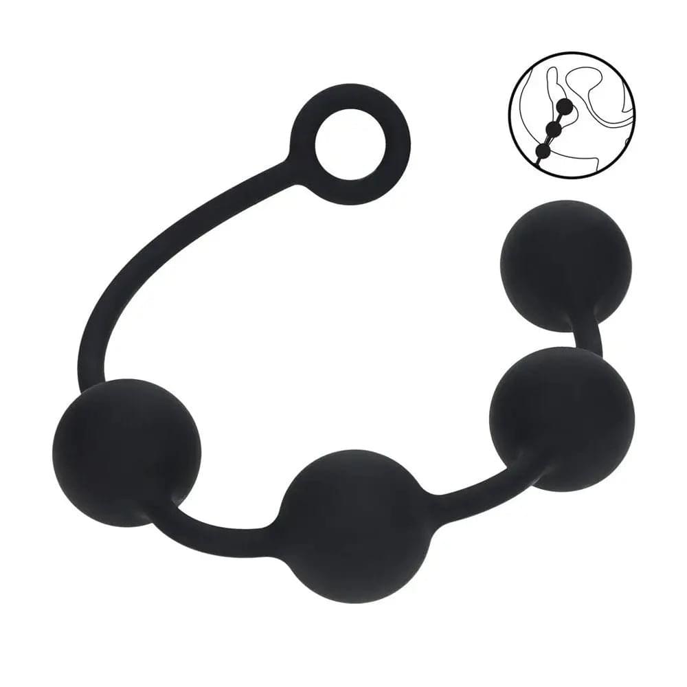 LEVELZ Round Anal Balls - XL - 50mm -  46.5 cm XL Anal Beads Shots Toys Discreet Intimate Essentials.