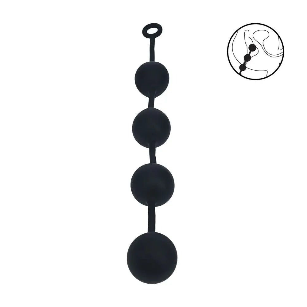 Shop affordable quality LEVELZ Round Anal Balls - XXL - 60mm - 52.5 cm XXL Anal Beads - Discreet Intimate Essentials - ANAL TOYS - Shots Toys