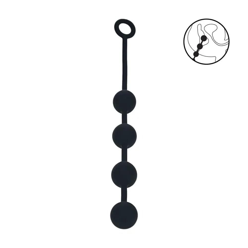 LEVELZ Round Silicone Anal Balls - L - 40mm -  40.5 cm Large Anal Beads Shots Toys Discreet Intimate Essentials.
