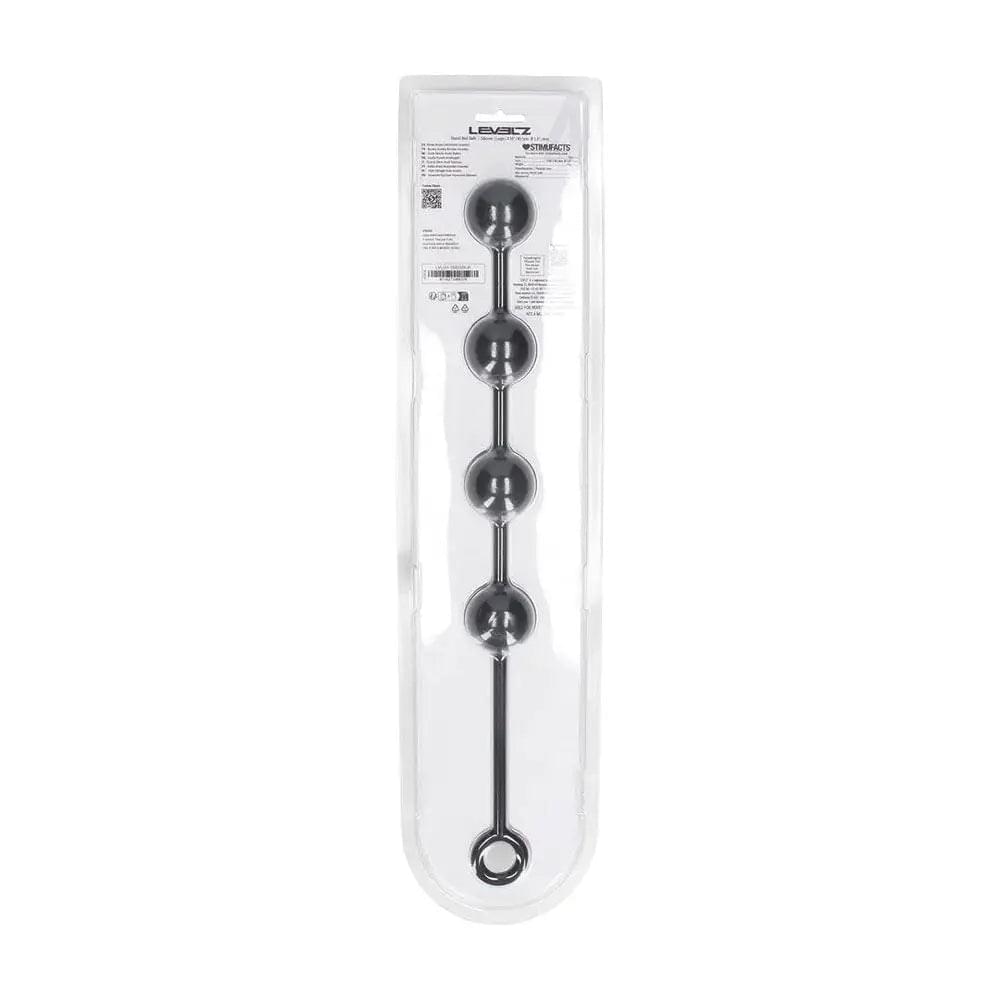 LEVELZ Round Silicone Anal Balls - L - 40mm -  40.5 cm Large Anal Beads Shots Toys Discreet Intimate Essentials.