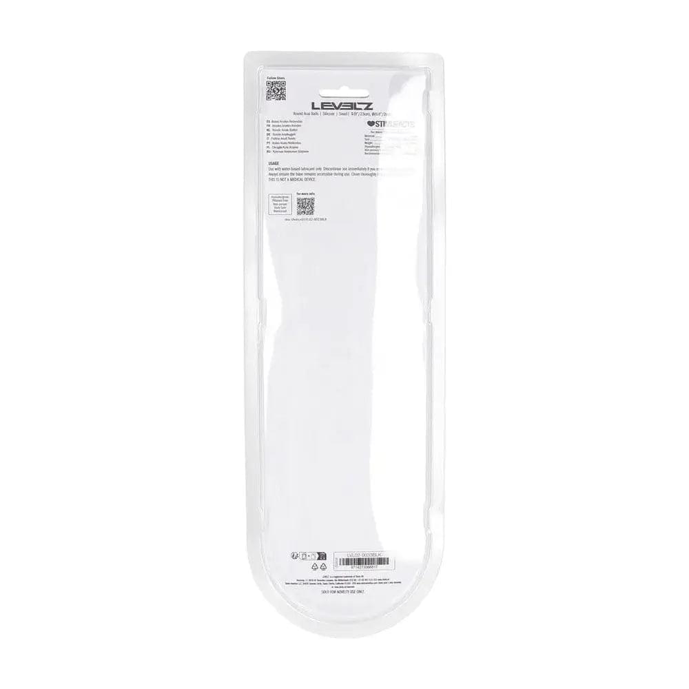 LEVELZ Round Silicone Anal Balls - S - 20mm -  23 cm Small Anal Balls Shots Toys Discreet Intimate Essentials.