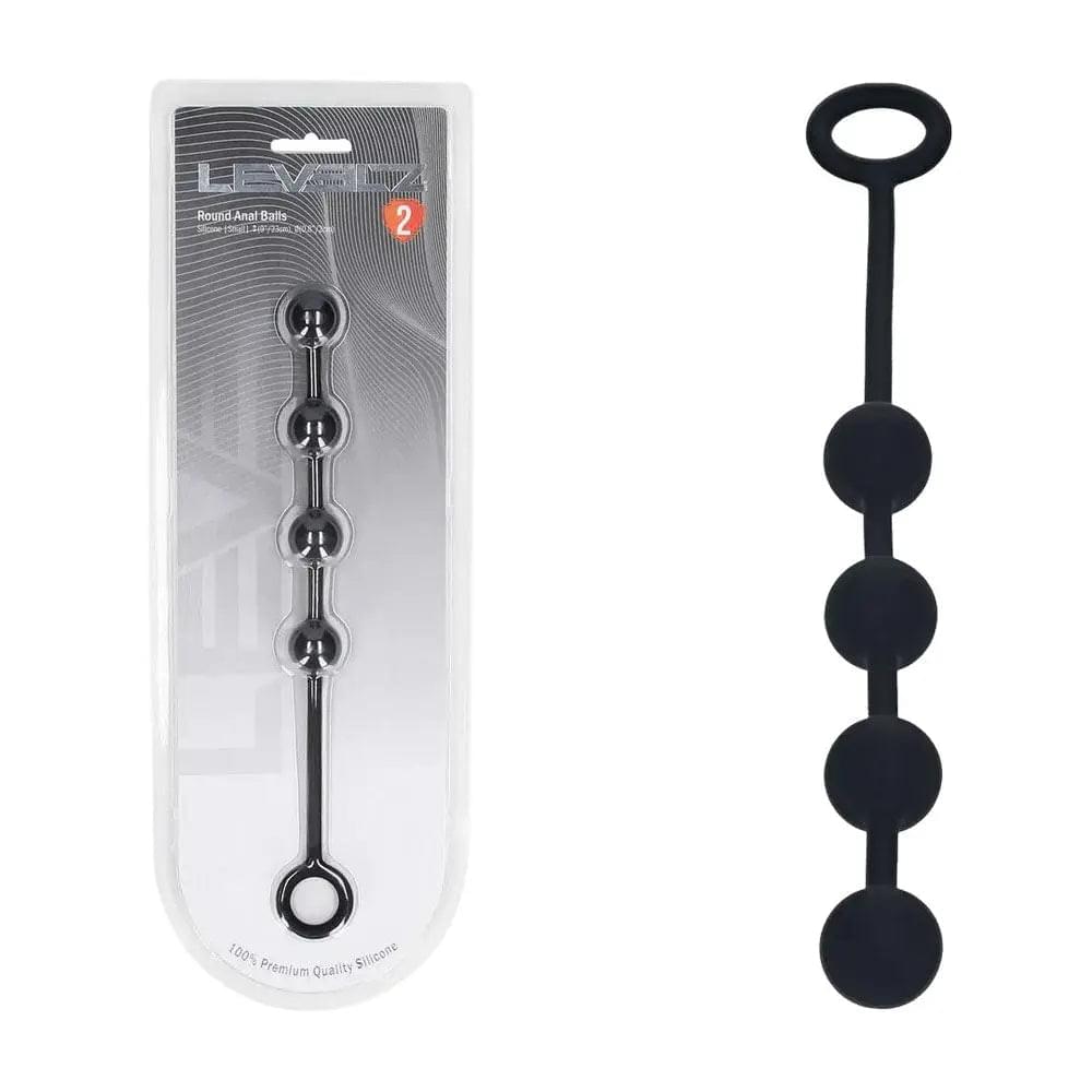 LEVELZ Round Silicone Anal Balls - S - 20mm -  23 cm Small Anal Balls Shots Toys Discreet Intimate Essentials.