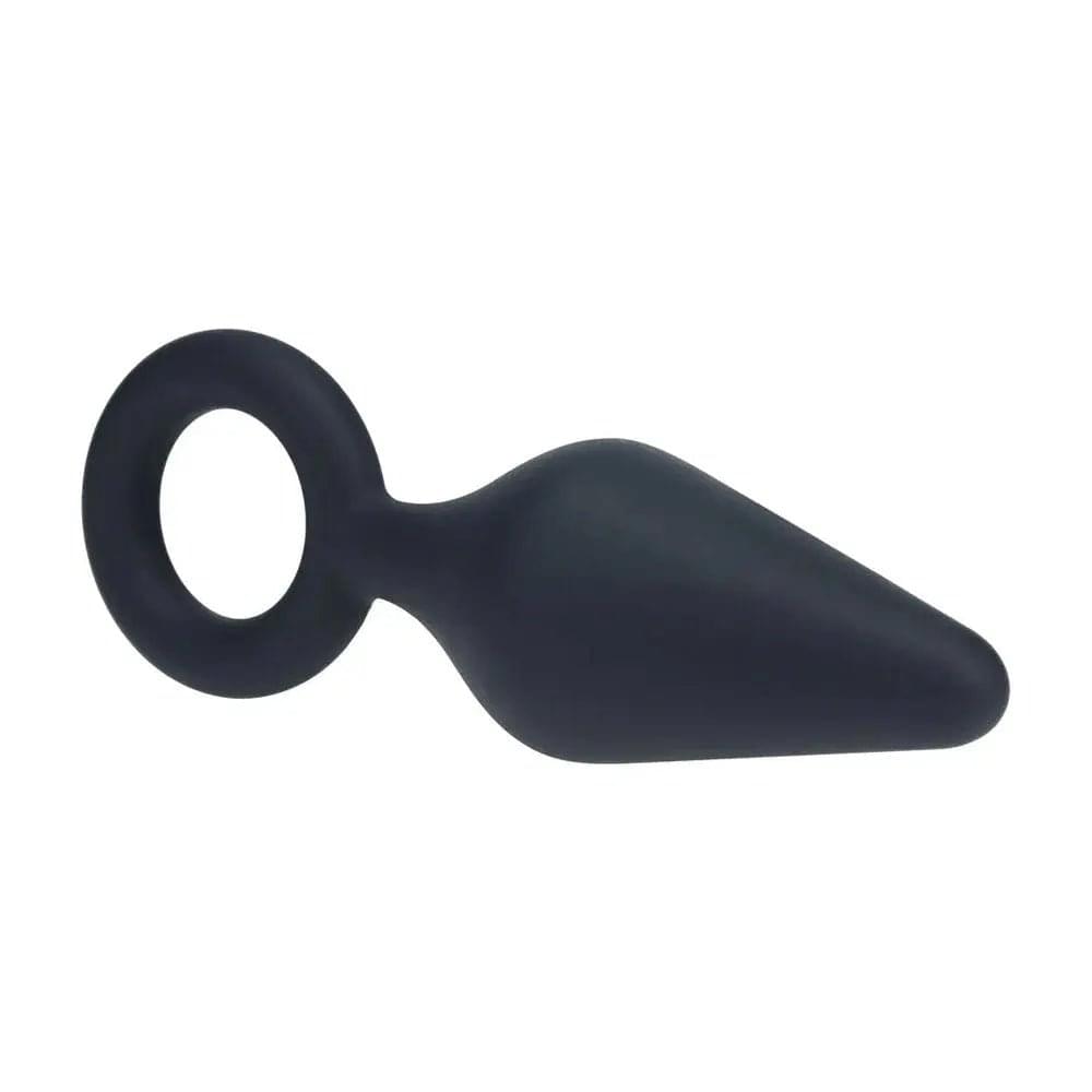 LEVELZ Silicone Anal Plug with Loop - Large -  Large Butt Plug Shots Toys Discreet Intimate Essentials.