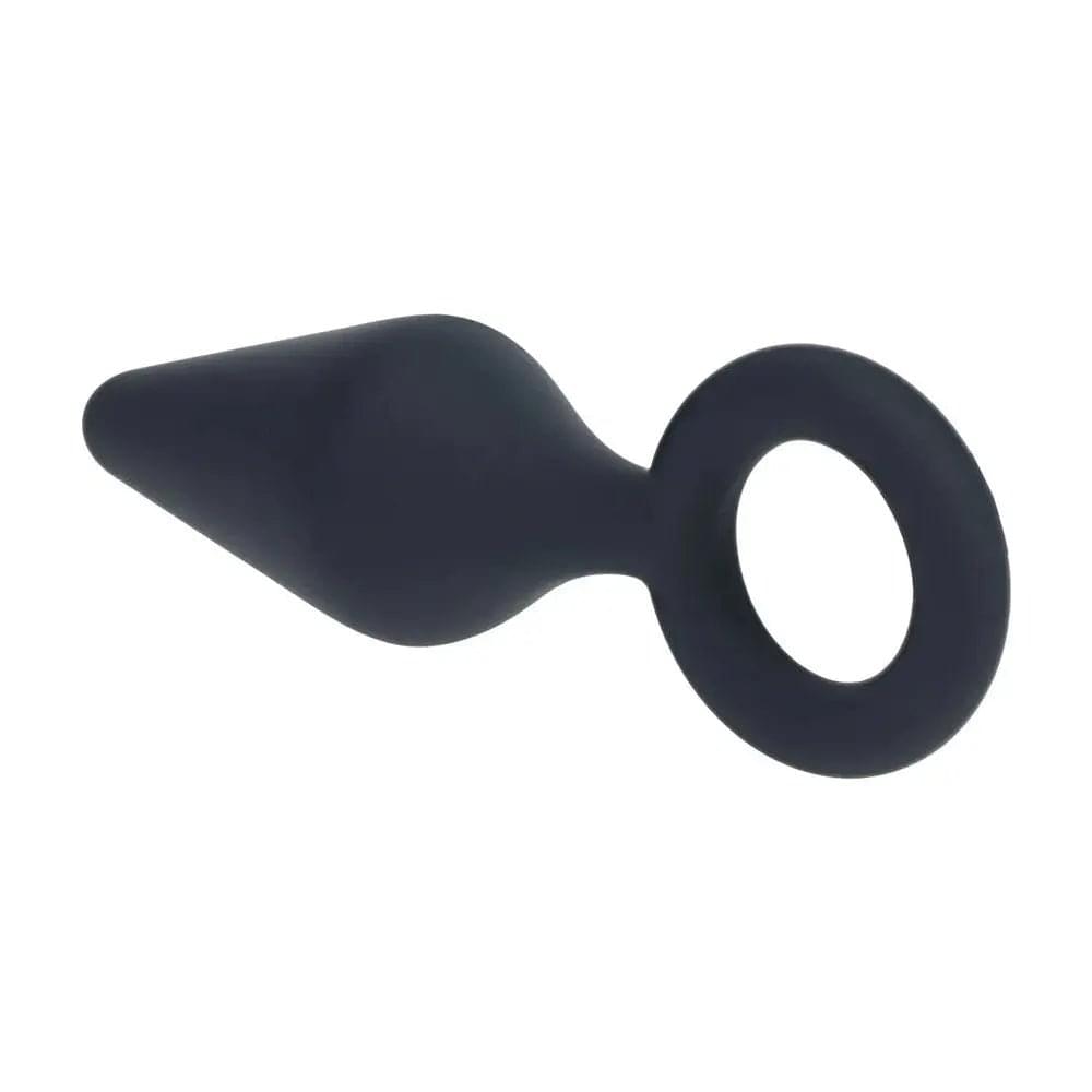 LEVELZ Silicone Anal Plug with Loop - Small -  -  Small Butt Plug Shots Toys Discreet Intimate Essentials.