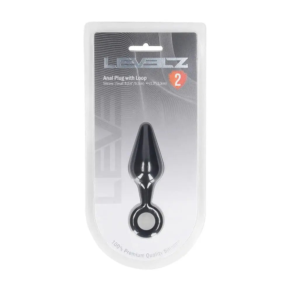 Shop affordable quality LEVELZ Silicone Anal Plug with Loop - Small - Small Butt Plug - Discreet Intimate Essentials - ANAL TOYS - Shots Toys