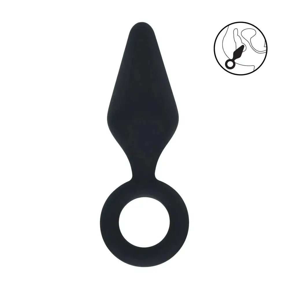 Shop affordable quality LEVELZ Silicone Anal Plug with Loop - Small - Small Butt Plug - Discreet Intimate Essentials - ANAL TOYS - Shots Toys