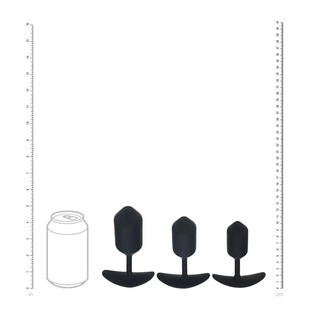 LEVELZ Silicone Weighted Anal Plug Training Set -  Weighted Butt Plugs - Set of 3 Sizes Shots Toys Discreet Intimate Essentials.