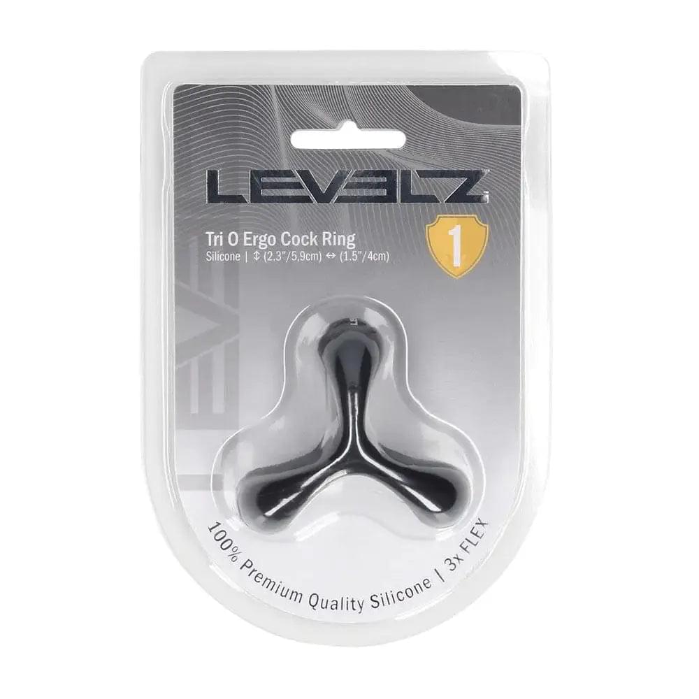 LEVELZ Tri O Ergo Silicone Cock Ring -  -  Cock & Balls Rings Shots Toys Discreet Intimate Essentials.