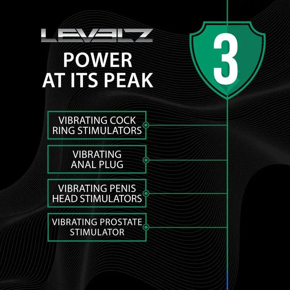 LEVELZ Vibrating & Rotating Anal Plug with Ball Stimulator -  10.7 cm USB Rechargeable Vibrating Butt Plug Shots Toys Discreet Intimate Essentials.