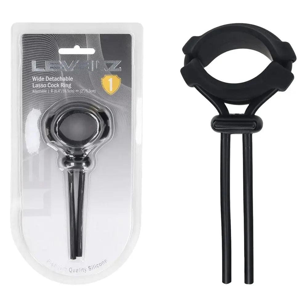 LEVELZ Wide Detachable Lasso Cock Ring -  -  Adjustable Cock Ring Shots Toys Discreet Intimate Essentials.
