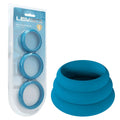 Shop affordable quality LEVELZ Wide O Silicone Cock Ring Set of 3 - L/XL/2X - Teal Cock Rings - Set of 3 Sizes - Discreet Intimate Essentials - COCK RINGS - Shots Toys