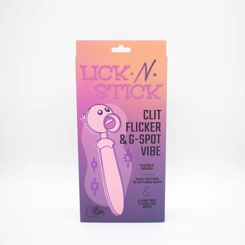 Lick N' Stick Clit Flicker G-Spot Vibrator Natalies Toy Box Discreet Intimate Essentials.